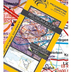 Mapa Lotnicza Belgia i Luksemburg - Belgium and Luxemburg VFR Aeronautical Chart – ICAO