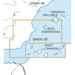Hiszpania Mapa Południowo-Wschodnia - Spain South East VFR Aeronautical Chart – ICAO