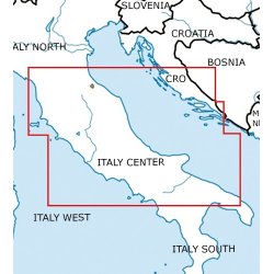 Mapa Lotnicza Włochy Centralne - Italy Central VFR Aeronautical Chart – ICAO