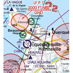 Mapa Lotnicza Francja Północno-Zachodnia - ICAO France North East VFR Aeronautical Chart – ICAO
