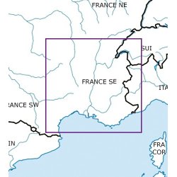 Mapa Lotnicza Francja Południowo-Wschodnia - France South East VFR Aeronautical Chart – ICAO