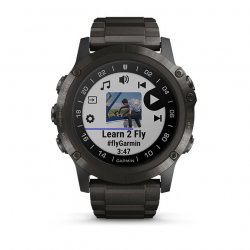 Garmin D2™ Delta PX Aviator Pilot Watch DLC Titanium Band