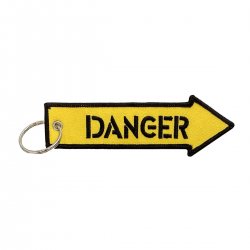 Brelok do kluczy - Przywieszka do kluczy - "Danger"