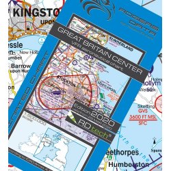 Mapa Lotnicza Wielka Brytania Centralna - Great Britain Center VFR Aeronautical Chart – ICAO