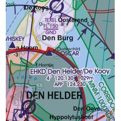 Mapa Lotnicza Holandia - Netherlands VFR Aeronautical Chart – ICAO