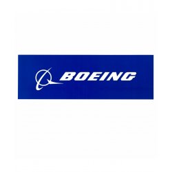 Naklejka Boeing Signature Sticker - blue, 8 x 2 inches